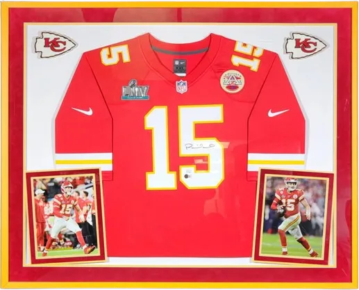 Patrick Mahomes Signed Autographed Red Nike Super Bowl Jersey - 